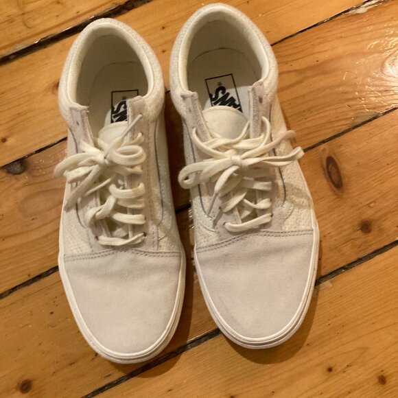 Vans 9 (7.5M) - Off White - Like new! - Picture 3 of 3